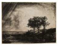 Rembrandt Harmensz. van Rijn Three Trees  - Hermitage